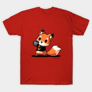 Fox with coffee T-Shirt